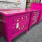 Dixie Regency pair of nightstands lacquered
