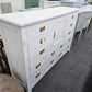 10 drawers 1 door white dresser