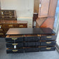 Lacquered mid century black  dresser
