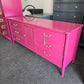 Bali Hai pink bamboo dresser