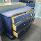 Super cute 6 drawers navy blu3 dresser