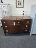 19th century Regency bowfront dresser