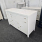 Solid wood off white dresser