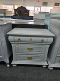 Blue/gray nightstand