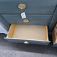 Pulaski dark green dresser