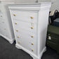 White lacquered chest with jewelry compartment
