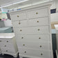 Thomasville alabaster lacquered tall chest