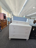 Baker lacquered white dresser