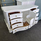 Super cute white girlie dresser