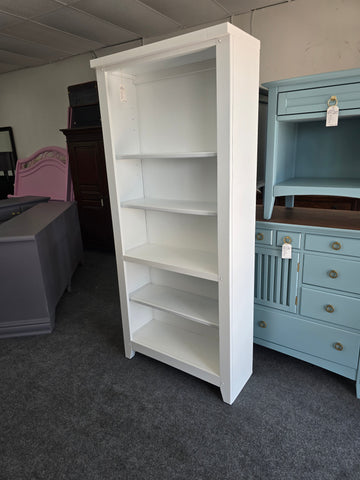 White bookshelf