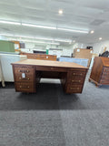 Solid wood MCM desk