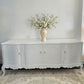 Antique white Distressed long buffet