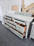 Beautiful gray carved dresser