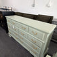 Green vintage 7 drawers dresser