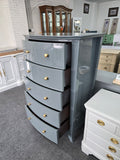 Lacquer gloss green/gray chest