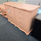 Stanley soft orange lacquered dresser