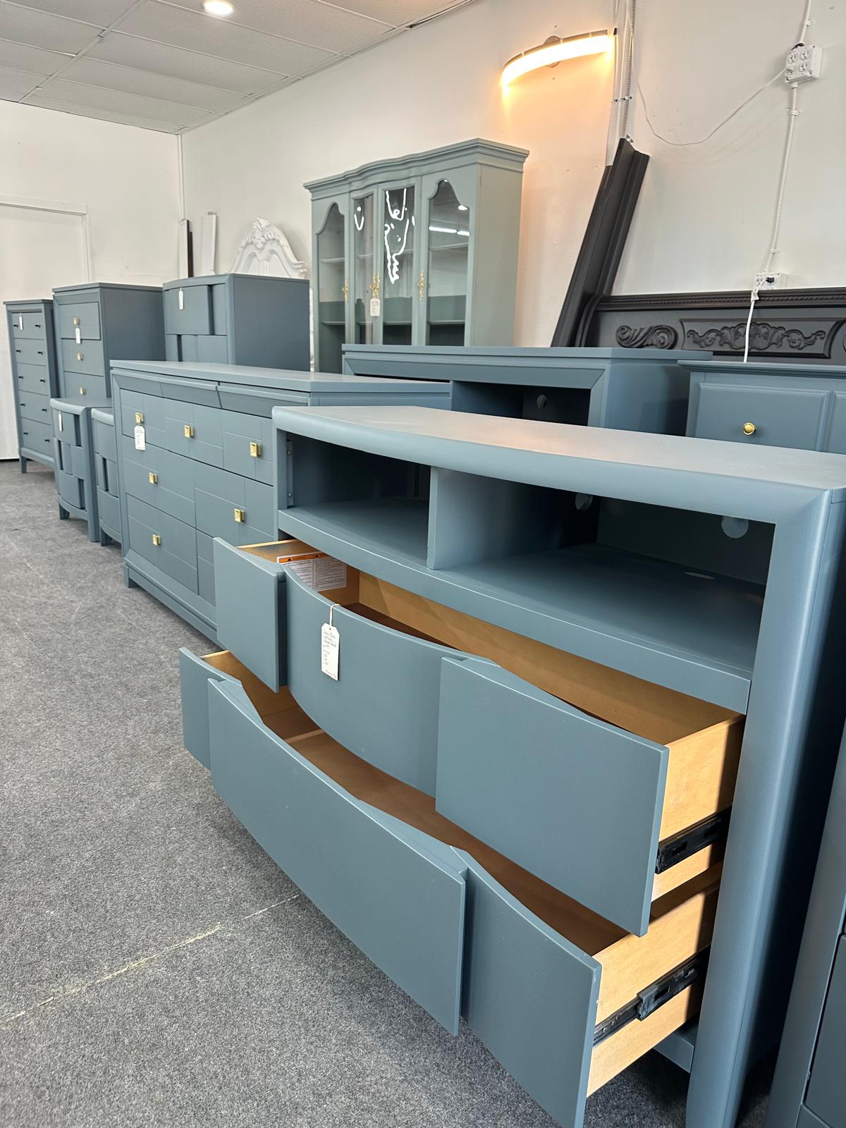 Dark blue layered dresser/stand