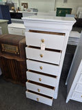 Lacquered blue lingerie chest