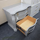 Light gray carved chest / file cabinet