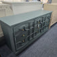 Pewter green  vintage long dresser