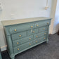 Liberty 9 drawers green dresser