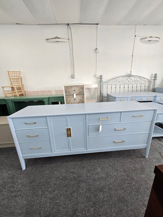 MCM drexel blue dresser