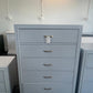 Gray lacquer chest