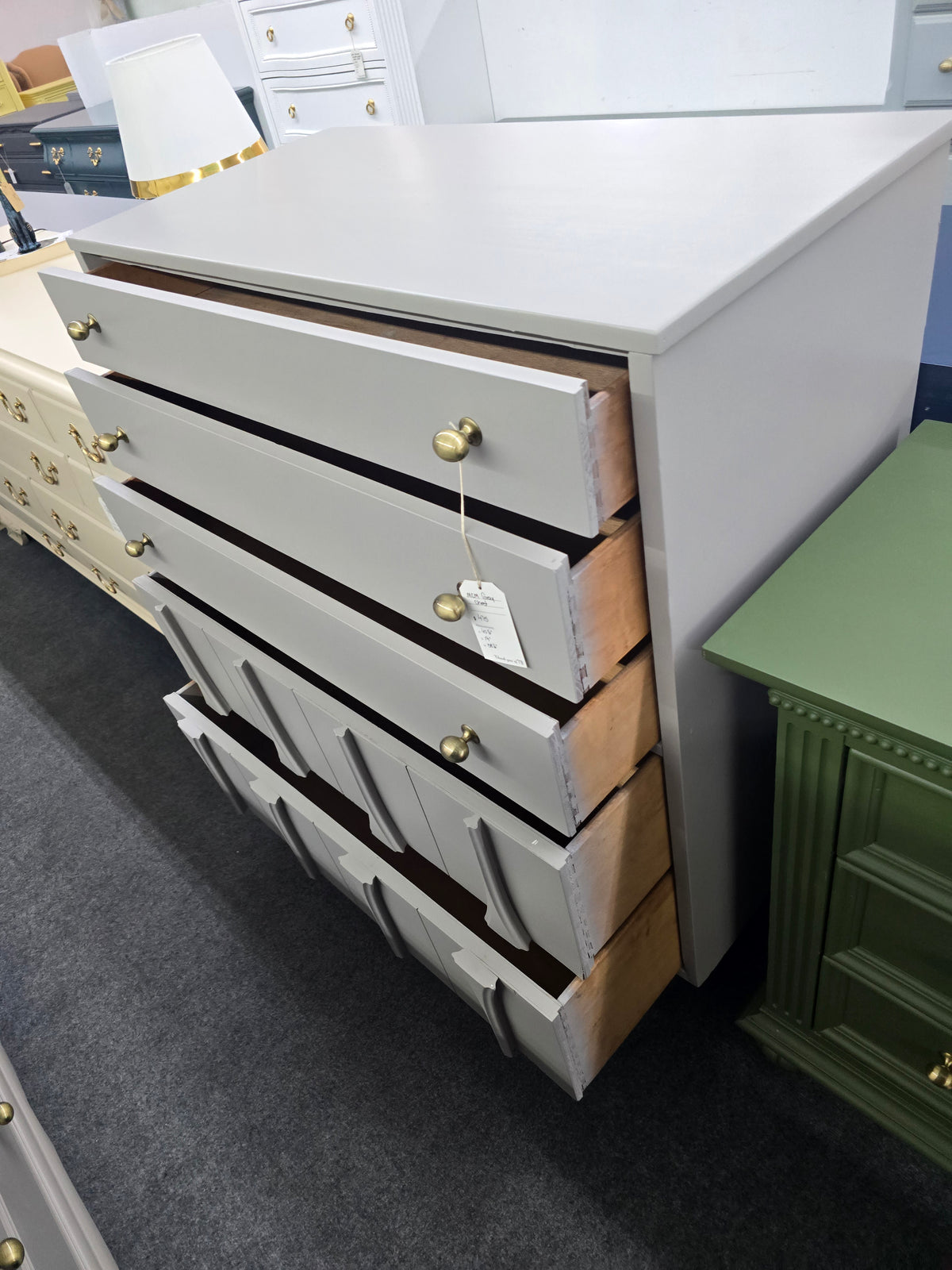 MCM gray chest