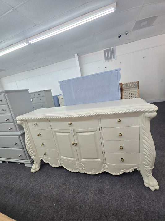 Gorgeous cream solid wood dresser