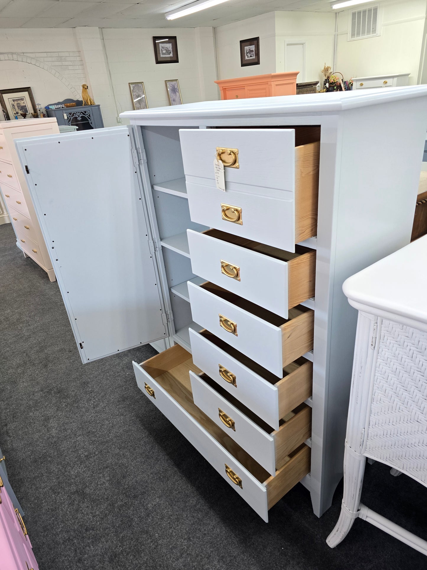 Universal light blue chest/armoire