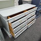 Lexington light blue 8 drawers dresser