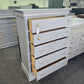 Broyhill tall gray chest