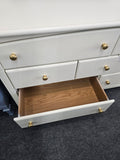 Creamy 7 drawers dresser