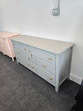 Gray 7 drawers dresser