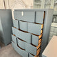 Dark blue 5 drawers layered chest