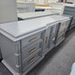 Vintage gray National Mt Airy dresser
