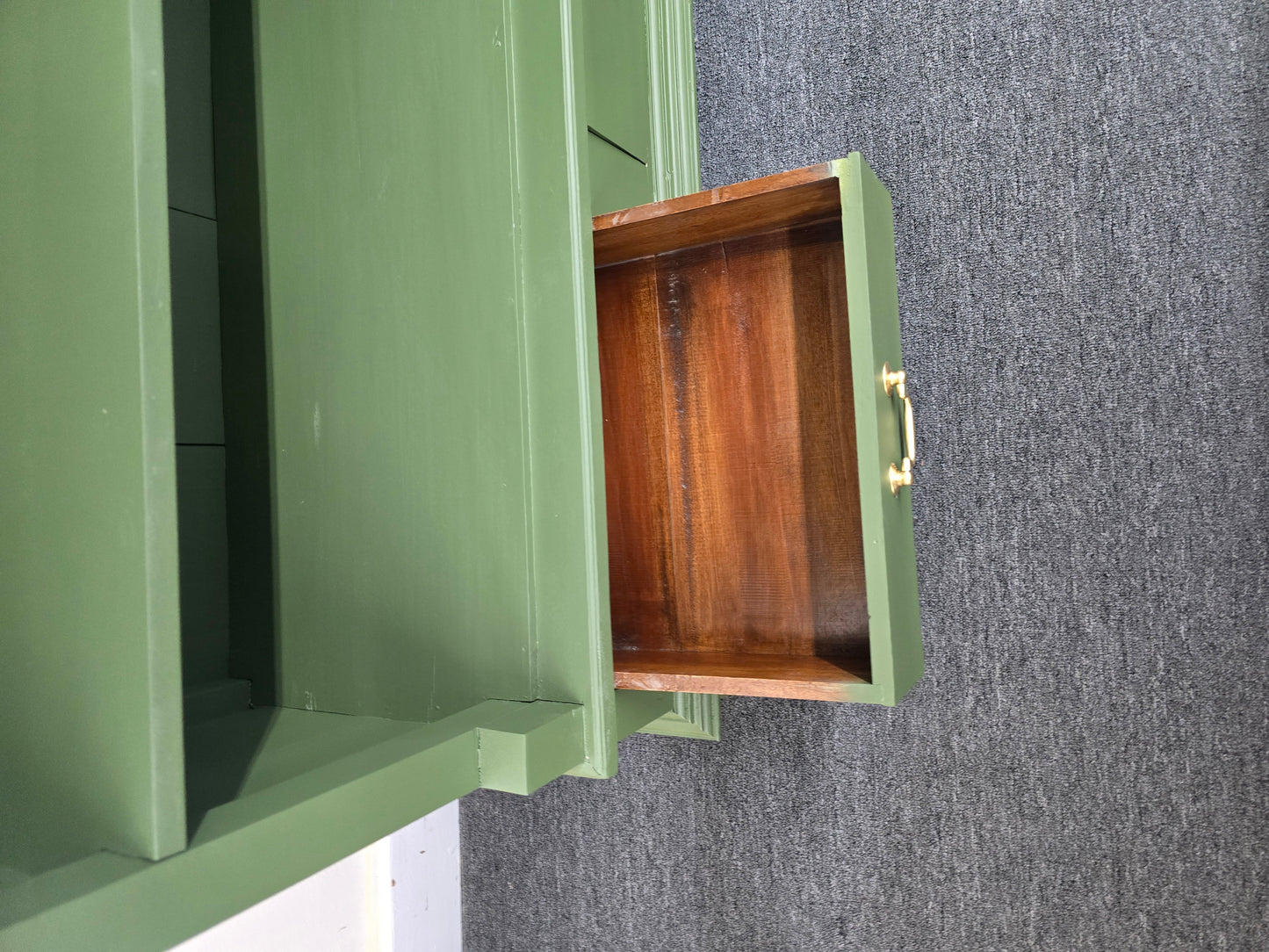 Solid wood secret garden bookshelf