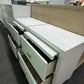 White lacquered pair of nightstands