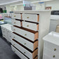 Thomasville alabaster lacquered tall chest