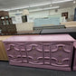 Purple vintage long dresser