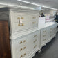 French provincial solid wood chest