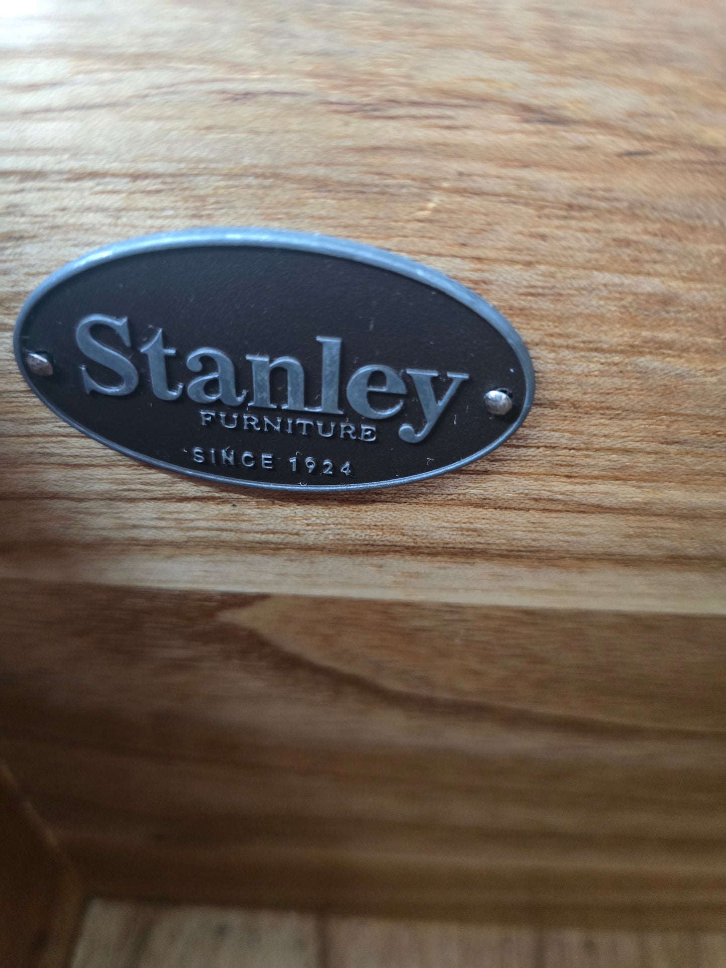 Stanley black dresser