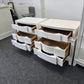 Havertys off white pair of nightstands