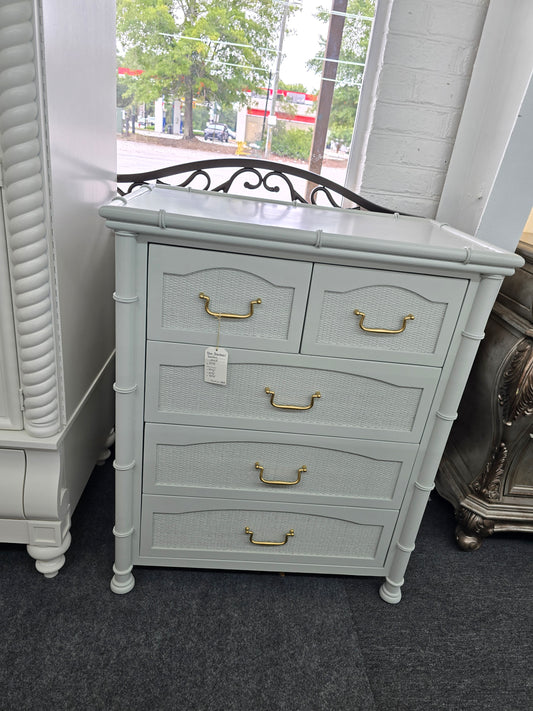 Faux Bamboo gray chest