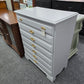 4 drawers blue/gray chest