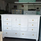 Cindy Crawford white lacquered dresser