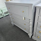 Antique gray 4 drawers chest