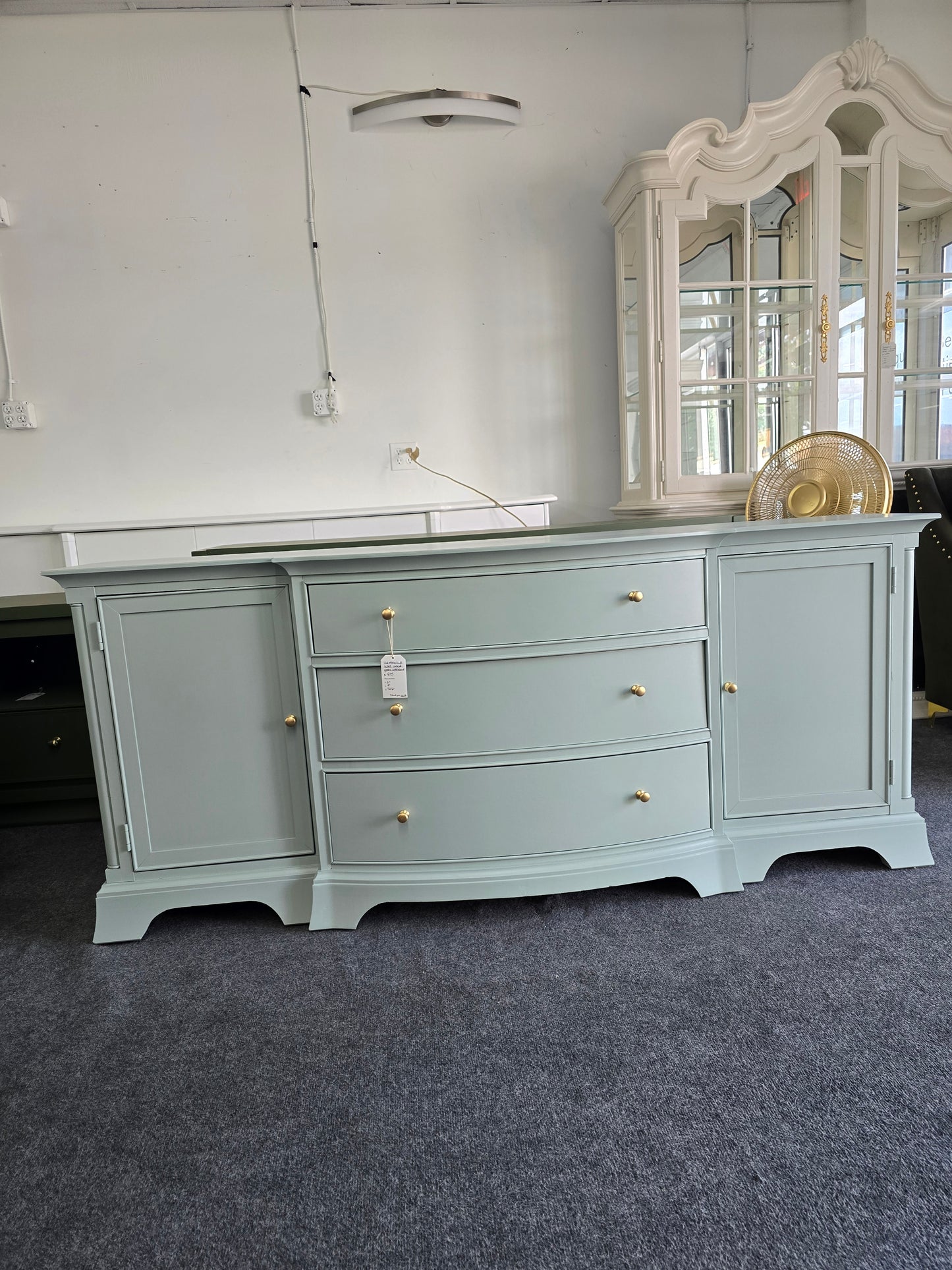 Thomasville green long sideboard