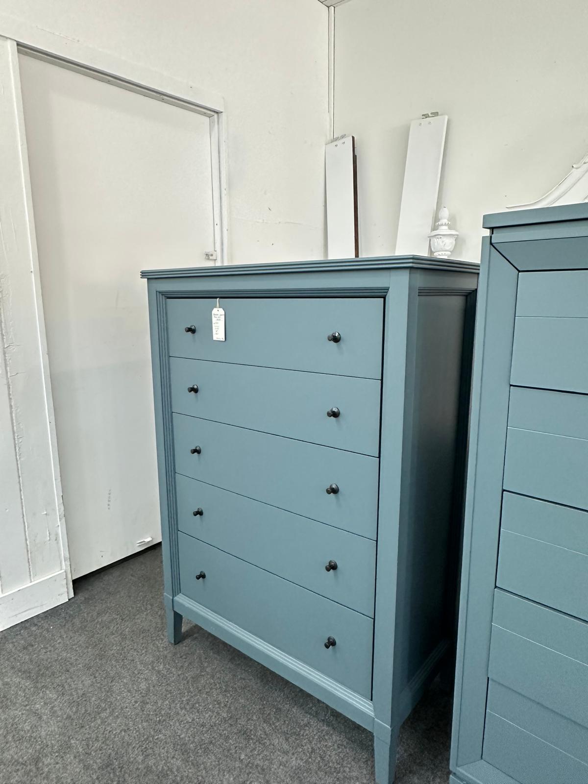 American Signature dark blue chest