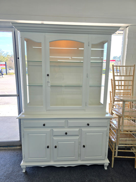 Off white China cabinet
